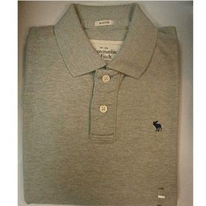 Gray Abercrombie Polo